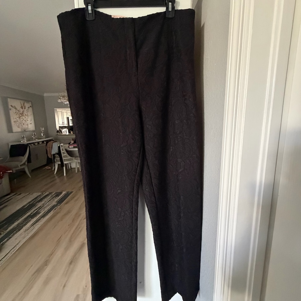 Chico’s Black Lace Pattern Pants